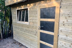 Garage en bois - Système panneaux
